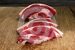 Raw British Lamb Chump Chops