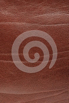 Raw brown leather surface