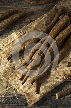 Raw Brown Organic Burdock Root
