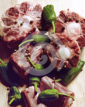 Raw Bull Oxtails