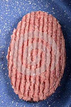 Raw burger