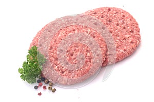 Raw Burger Patties