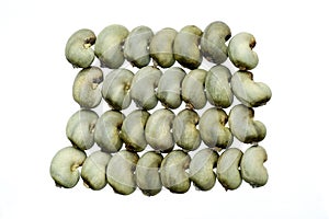 Raw cashew nuts