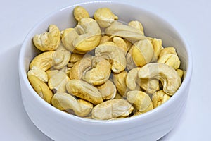 Raw Cashew Nuts in a Bowl