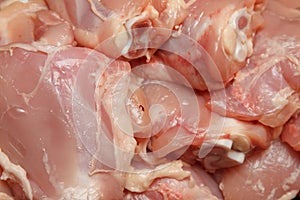 Raw chicken