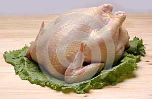 Raw chicken