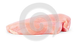 Raw chicken breast fillets photo