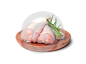 Raw Chicken Drumsticks Isolated, Uncooked Poultry Legs, Fresh Hen Meat, Fresh Chicken Drumstick