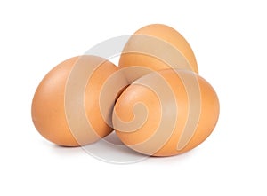 Raw chicken eggs