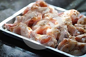 raw chicken or ferment chicken for cook
