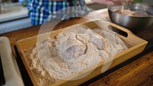 Raw Chicken Flour.