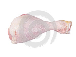 Raw chicken leg
