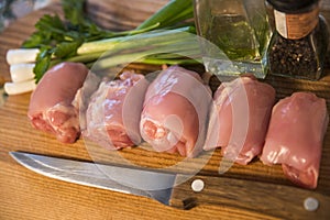 Raw Chicken Meat ready for cooking