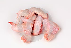 Raw chicken wings