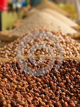 Raw chickpeas