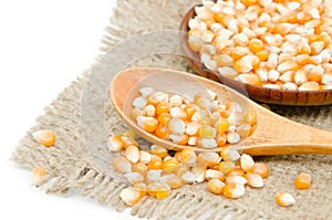 Raw corn seed