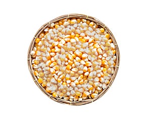 Raw corn seed.