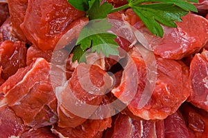 Raw Diced Beef