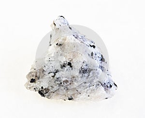 raw diorite stone on white photo