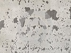 Raw dirty weathered White cement wall background.