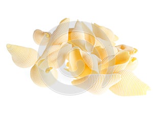 Raw dry conchiglioni noodle