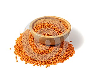 Raw Dry Lentils, Lentil Grains, Dal, Daal, Dhal, Masoor