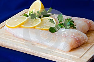 Raw fish fillet