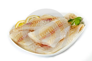 Raw fish fillet