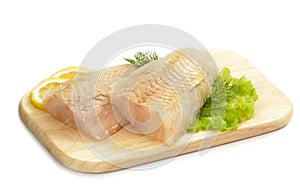 Raw fish fillet