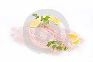 Raw fish fillet