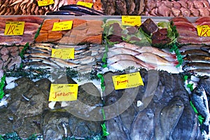 Raw Fish stall