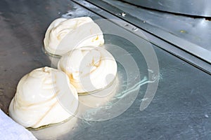 Raw Flat Bread roti.