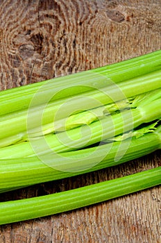 Raw fresh celery