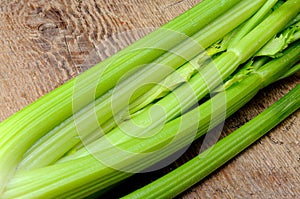 Raw fresh celery