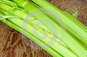 Raw fresh celery