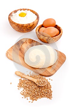 Raw freshyeast dough