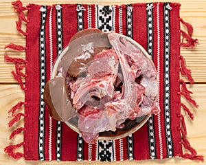 Raw Goat Meat