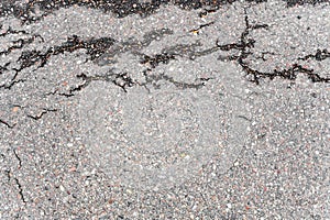 Raw Gray Broken Concrete Texture