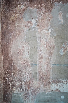 Raw Gray Concrete and White Plaster Construction Wall Texture