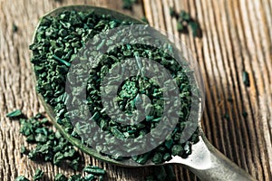 Raw Green Organic Algea Spirulina