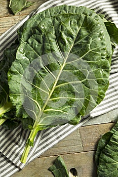 Raw Green Organic Collard Greens