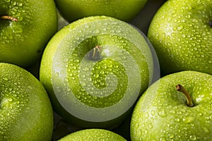 Raw Green Organic Granny Smith Apples