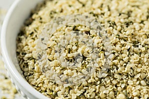 Raw Green Organic Hemp Seeds