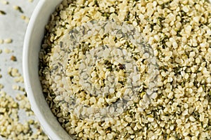 Raw Green Organic Hemp Seeds