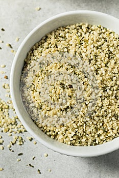 Raw Green Organic Hemp Seeds