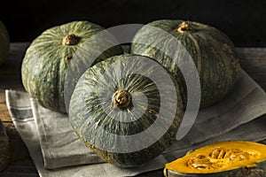 Raw Green Organic Kabocha Squash