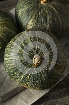 Raw Green Organic Kabocha Squash