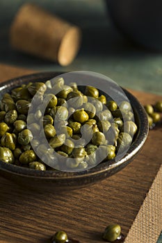 Raw Green Organic Marinated Capers