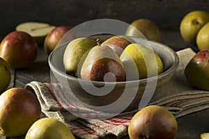 Raw Green Organic Seckel Pears