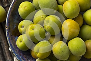 Raw Green Organic Ume Fruit